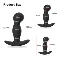 Großhandel Silikon Wireless Remote Anal Plug 10 Geschwindigkeiten Starke Vibration Wasserdicht Magnetic Charge Butt Plug Anal