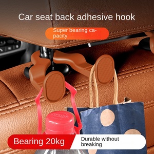 Gancho para Asiento de Coche de 2 Puntos, Material ABS, Multifuncional, para Reposacabezas y Respaldo, Ajuste Universal, Soporte Oculto Creativo - Product Image 3