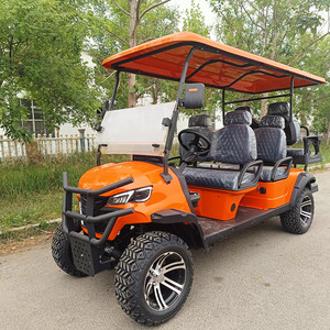 Meilleure vente Voiturette de golf électrique HKBG 6 places de couleur personnalisée - Product Image 2