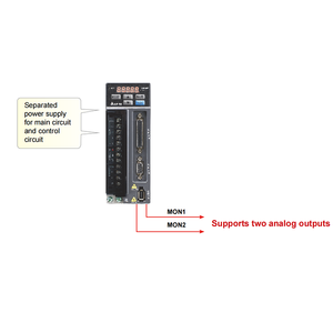 เซอร์โวไดรฟ์ 3 เฟส 6.66A CANopen RS-485 สำหรับหุ่นยนต์ CNC เดลต้า ASD-A2-2043-M 2kW 400V - Product Image 6