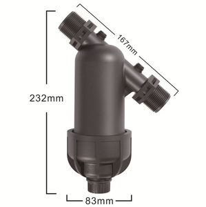 Filtre à disque Y de haute qualité pour l'irrigation goutte à goutte, interface filetée, 120 mailles, filtration agricole - Product Image 2