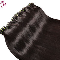 Extensiones de Cabello Liso en Trama FH SDD sin Procesar 100% Cabello Humano Virgen Crudo de Proveedor Mayorista Cabello Birmano con Cutícula Alineada
