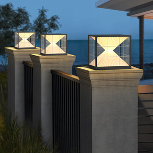 Luces Solares para Pilar, Impermeables, para Jardín, Puerta, Valla, Poste, Lámpara para Patio, Camino, Villa - Product Image 4