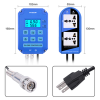PH-803W 2 en 1 PH Redox Régulateur ORP avec Wifi Sortie, Relais De Puissance Moniteur Testeur De Qualité De L'eau pour L'analyse D'aquarium