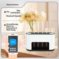 Diffuseur d'ions négatifs multifonctionnel entièrement automatique à quatre buses ; compatible avec les huiles essentielles pures sans eau, alimenté par USB, intelligent