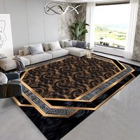 Salon grand tapis en cachemire matériau en microfibre chambre à coucher tapis de maison tapis lavable de luxe léger nordique