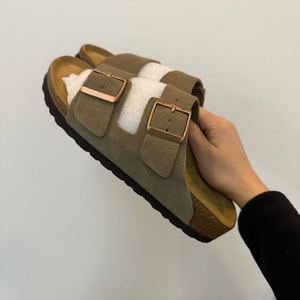 Bottes <span class=keywords><strong>Birkenstock</strong></span> en liège pour l'hiver : confortables, respirantes, légères, antidérapantes, avec empeigne en daim, semelle intermédiaire en peau de mouton, fermées - Product Image 1