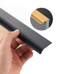 Küchenschrank-Schubladengriff Unsichtbarer Schwarzer Obergriff Möbelgriffe & -knöpfe - Product Image 1
