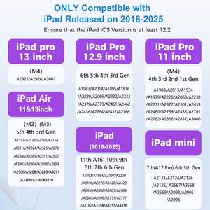 Stylet magnétique en plastique avec logo gravé personnalisé, fonction anti-palm et port de charge dissimulé <span class=keywords><strong>pour</strong></span> <span class=keywords><strong>iPad</strong></span> Pro 2018-2025 - Product Image 6