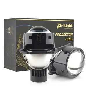 3 Inch Bi Led Projector Lens Hyperboloid 56W 6000K Car Accessories Auto Driving Light LED Projector Lens