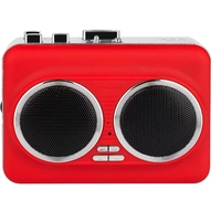 Convertisseur portable de cassette en MP3 avec fonction de lecture inversée automatique et haut-parleurs doubles pour l'apprentissage de l'anglais, utilisation à domicile et en extérieur