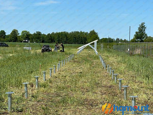 Support de panneau solaire au sol en alliage d'aluminium pré-assemblé, résistant aux intempéries, système de montage, garantie 12 ans, 60M/S - Product Image 6