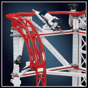 Set de Construcción de Montaña Rusa Mould <span class=keywords><strong>King</strong></span> 11014s Park <span class=keywords><strong>Land</strong></span>, 3662 Piezas, Modelo de Construcción de Pista de Feria, Juguete Educativo, Regalo - Product Image 4