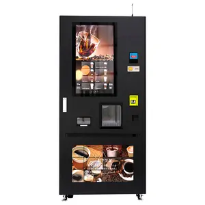LE308G-инновационный Автоматический торговый автомат от фасоли до чашки со встроенным льдопроизводителем, высококлассными функциями и дистанционным управлением