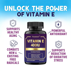 <span class=keywords><strong>Capsule</strong></span> Softgel di Vitamina <span class=keywords><strong>E</strong></span> Naturale <span class=keywords><strong>e</strong></span> Biologica HALAL ad Alta Potenza Rosebest, Integratore Antiossidante per la Salute del Sistema Immunitario <span class=keywords><strong>e</strong></span> della Pelle - Product Image 5