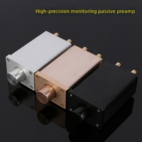 Rhode Rain HIFI Pengontrol Volume/Preamp Pasif 2-kanal Presisi Tinggi Kompatibel dengan Power Amplifier Sistem Audio Aktif Cina