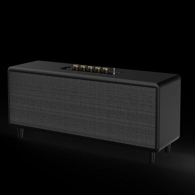 High Quality HIFI Retro Classical Wireless Speaker with Wireless Microphone