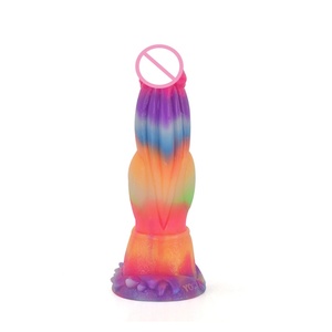 2022 YOCY Top Selling Colorful Liquid Silicone <b>Dildo</b> Highly Life-Like Sex Toys Realistic Penis <b>Dildo</b> for Adult Couple - Product Image 4