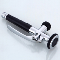 Robinet de cuisine moderne à col haut en chrome, économiseur d'eau, 3 voies, avec douchette extractible, robinet gourmet en laiton avec pulvérisateur rétractable