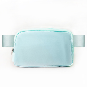 Sac banane en nylon coloré personnalisé avec logo, étanche, bandoulière, pour hommes et femmes, pochette de créateur - Product Image 6