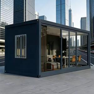 Casa Contenedor Modular Moderna de 2 Pisos, Desmontable, con Puerta Corredera, Color Personalizado, Estilo Hotel de Lujo, 2-3 Dormitorios, Villa de 20-40 pies - Product Image 1