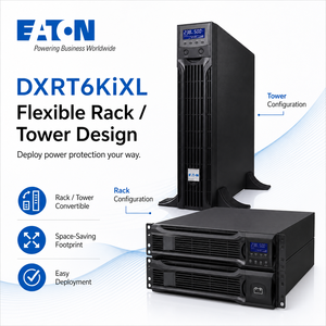 <span class=keywords><strong>Eaton</strong></span> Dxrt6kixl 6000va/6000W UpsEaton <span class=keywords><strong>Ups</strong></span> <span class=keywords><strong>6KVA</strong></span> Rack/Torre 6000va Carga 6000W Batería externa <span class=keywords><strong>Eaton</strong></span> Dxrt6kixl Accesorio - Product Image 2