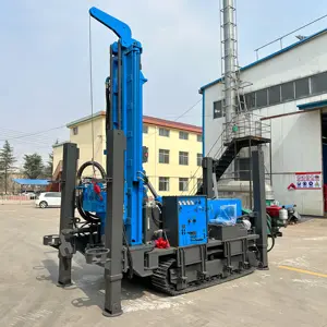 300m Depth DTH Hydraulic Borehole Water Well Drilling Rig Machine