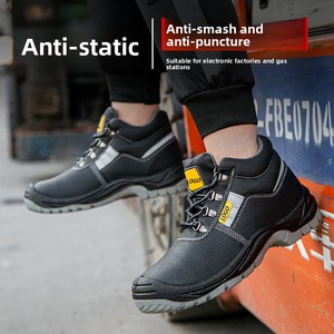 <span class=keywords><strong>Zapatos</strong></span> <span class=keywords><strong>DE</strong></span> <span class=keywords><strong>SEGURIDAD</strong></span> ligeros e <span class=keywords><strong>impermeables</strong></span> con punta <span class=keywords><strong>de</strong></span> acero para hombres y mujeres, botas <span class=keywords><strong>de</strong></span> trabajo <span class=keywords><strong>de</strong></span> cuero para construcción, uso industrial para fábrica - Product Image 3