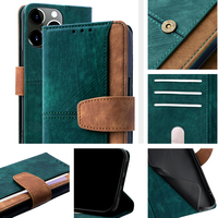 Étui portefeuille en cuir tendance avec protection RFID et support pour cartes pour OnePlus Ace6 15 Ace6T 14R 13, coque arrière antichoc