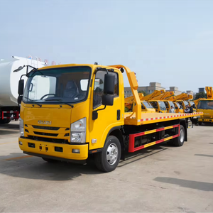 ISUZU Wrecker 5.8 mètres G70 plaque d'acier haute résistance plaque de poinçonnage capacité de 4 tonnes 20 mètres de câble métallique en acier camion de remorquage - Product Image 4