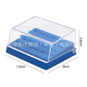 Boîte de rangement pour fraises dentaires Hai Feng, 24 compartiments, en acrylique, étanche à la poussière, pour instruments dentaires - Product Image 5