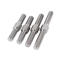 304 Stainless Steel Double End Stud Left & Right Hand Thread Rod Hex Screw Double Threaded Bar M3 M4 M5 M6
