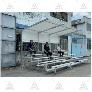 Cubierta de techo Gradas Banco exterior para estadio de fútbol Gradas de aluminio Asientos - Product Image 5
