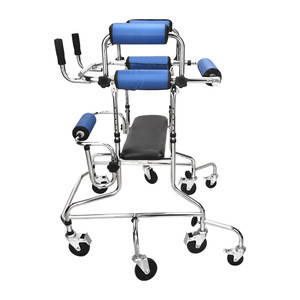 KDB 914C Children's Walker Stainless Steel Frame With Wheels <b>For</b> Lower Limb Training And Mobility Assistance - Product Image 2
