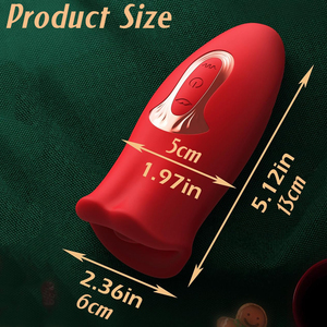 Vibrador Clitoral Femenino de Silicona Recargable, Movimiento de Beso Único, Lengua que Lame, 10 Frecuencias, 100% Impermeable, Sin Látex - Product Image 2