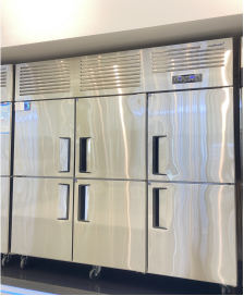 Réfrigérateur-congélateur commercial RUITAI à 6 portes en acier inoxydable 201 pour cuisine de restaurant, contrôle numérique de la température réglable - Product Image 3