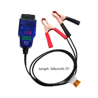 Herramienta de Ahorro de Energía para Baterías de Automóvil con Conector OBD2, Ahorrador de Energía de Emergencia para Diagnóstico de ECU, Muestra Voltaje y Corriente, Dispositivo Automotriz