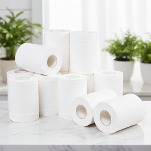 Papier toilette Corel de haute qualité, élégant et économique, en rouleau, doux, sans poussière, en vrac, OEM ODM, 13,5 g x 2 plis - Product Image 1