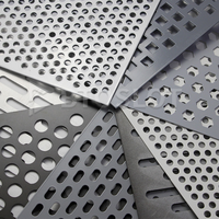 Maille métallique perforée en acier inoxydable 316 résistant à la corrosion, maille métallique perforée ronde triangulaire, panneau perforé