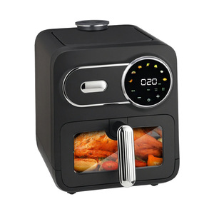Air Fryer 260x378x310mm Black Ceramic Coating Square Electric Multi Functional With Detachable Washable Basket - Product Image 5
