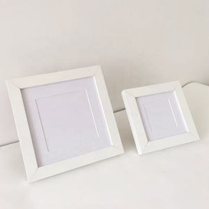 Wholesale square <strong>4x4</strong> Inch White with Mat Tabletop MDF <strong>Picture</strong> <strong>Frame</strong> - Product Image 2