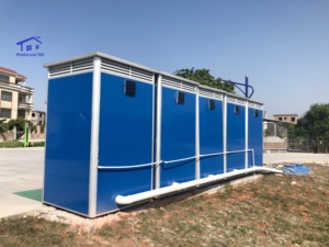 Inodoro prefabricado Parque Inodoro Móvil 20 pies Contenedor exterior Casa Inodoro prefabricado Ducha Baño - Product Image 6