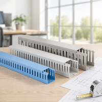 Gaine de câblage électrique en PVC à fentes PXC-40*40, conduit de câblage flexible