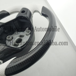 Spot New Products Perforated Leather Carbon Fiber for Tesla Model 3 Mode Y Car Steering <b>Wheel</b> - Product Image 3