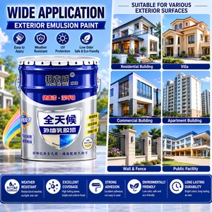 Premium Exterior <b>Wall</b> Latex <b>Paint</b> <b>Waterproof</b> Weather Resistant Acrylic Coating for Outdoor Building Decoration - Product Image 5