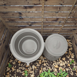 5-Lít Vòng ráp xô nước gấp lau xô làm bằng vật liệu nhựa PP với 1 vòng tròn Silicone Công suất - Product Image 5