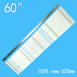 Bande LED de rétroéclairage pour téléviseur Toshiba 60 pouces 60HR332M05A0 V3 60D1600 10*5 60U2100 <span class=keywords><strong>TCL</strong></span> D60A620U L60E5800A-UD Barre lumineuse LED - Product Image 2