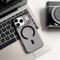 Funda de teléfono de PC dura magnética transparente para Iphone 17 Pro Max 17 Air 16 Pro Max 16 Funda protectora a prueba de golpes