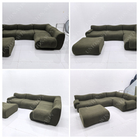 Canapé Sectionnel Modulaire Convertible d'Angle d'Intérieur Unisofa Tanzuo pour la Vente en Gros, Fauteuil Inclinable Massant avec Mousse à Mémoire de Forme à Compression