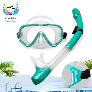 Swim Bick Vollständig Trockenes Silikon-Schnorchelset mit Taucherbrille Modell 2529B+188 49cm Länge für Erwachsenen-Tauchen - Product Image 4